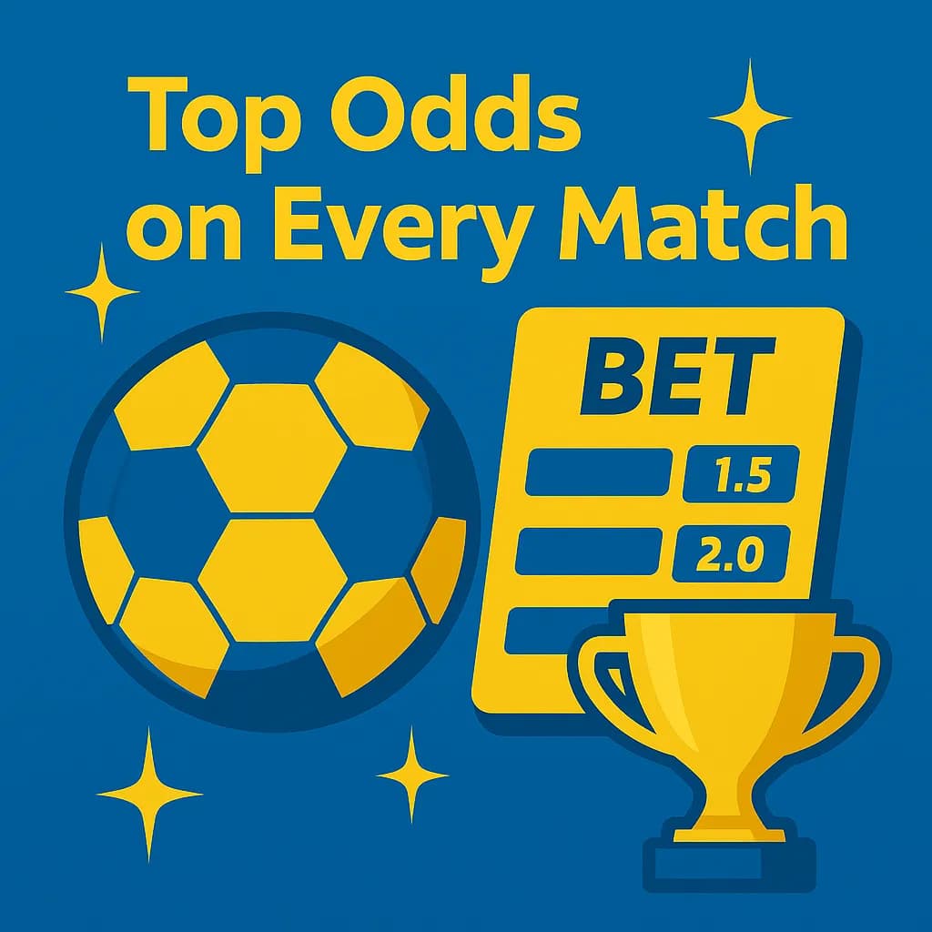 Bäst odds på alla dem senaste matcherna